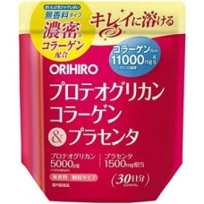 ORIHIRO Proteoglycan Collagen and Placenta Плотный коллаген с плацентой и протеогликаном 180гр (30 дней)